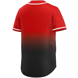 Camiseta de Béisbol Personalizada 100% Poliéster para Hombre, Transpirable, de Secado Rápido, Cuello en V, Tirantes en T, Corte Holgado, Manga Corta - Product Image 3
