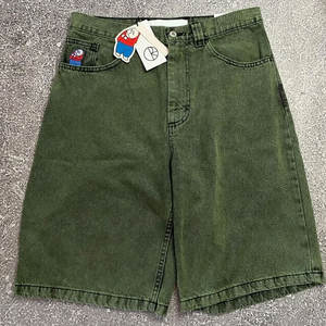 Nouveaux shorts en jean rétro brodés avec des motifs de dessins animés Harajuku Hip Hop, style Y2K, shorts de basket-ball pour femmes, streetwear décontracté - Product Image 4