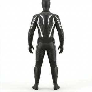 ชุดมอเตอร์ไซค์หนังอย่างดี สวมใส่สบาย คุณภาพสูง กันลม ผลิตโดย SALUBRIOUS SPORTS - Product Image 1