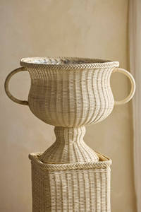 Jarrón Decorativo de Ratán Hecho a Mano en Vietnam, Maceta con Forma de Urna, Decoración Natural para el Hogar, Venta al por Mayor, OEM, ODM - Product Image 4