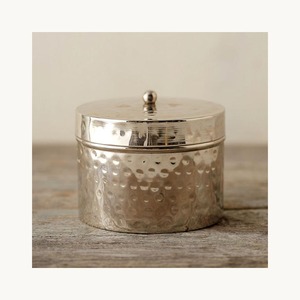 Decorative Metal Hammered Dry Fruits <b>Box</b> New Arrival Customized <b>Storage</b> <b>Box</b> For Almonds Cashews Pistachios Use - Product Image 1