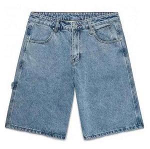 Custom Made Sporty Men Denim Shorts Eco-Friendly Waterproof Breathable Summer with Ripped Design and Side Pockets - Product Image 5