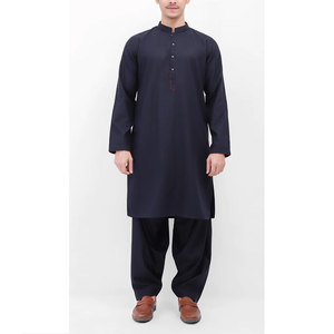Shalwar Kameez de Tela Suave Premium para Hombre, Estilo Tradicional, Atuendo Cómodo, Shalwar Kameez Étnico de Algodón Cómodo para Hombre - Product Image 1