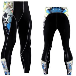 Training Wear <b>Compression</b> <b>Men's</b> Sports <b>Tights</b> Outdoor Stretch Running Quick-drying Fitness Anti-bacterial Spandex Elastic Waist - Product Image 2