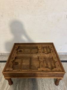 Modern Luxury Vintage Solid Wood <b>Coffee</b> <b>Table</b> <b>Tiles</b> Design Adjustable Height Custom Farmhouse Paradise Handicrafts Fast - Product Image 6