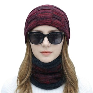 Winter Cap Soft Warm <b>Beanie</b> Wool Blend Wholesale Custom Design Unisex Stripes Knit Cuffed <b>Beanies</b> Outdoor Sports Ear Protection - Product Image 3