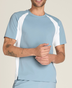 Camiseta Deportiva Premium para Hombre, Holgada, Casual, Lisa, con Cuello Redondo, de Secado Rápido, Transpirable, con Logotipo Personalizado, OEM, ODM - Product Image 4