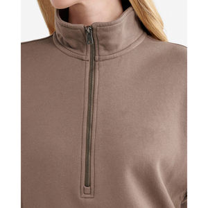 Sudadera Unisex de Felpa con Media Cremallera, Mezcla de Algodón Orgánico Cepillado Suave, Ajuste Relajado Cooper, Servicio OEM Premium - Product Image 3