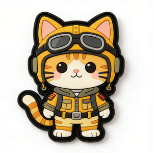 Patch PVC Crâne 3D en Caoutchouc, Emblème Personnalisé pour Vestes de Motard, Sacs à Dos Streetwear, Chapeaux et Accessoires – Fabrication en Gros - Product Image 3