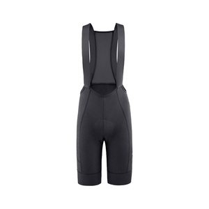 Men's Cycling Bib <b>Shorts</b> <b>Three</b> <b>Quarter</b> <b>Length</b> Fitted Seamless Spandex Nylon Black Color Compression Skin Fit Tight Bibs <b>Shorts</b> - Product Image 5