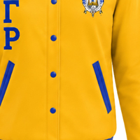Blouson Bomber en Satin Sigma Gamma Rho pour Femme, Léger, Zippé, Poignets Côtelés, Vêtements de Sororité Grecque, Personnalisable, Vente en Gros
