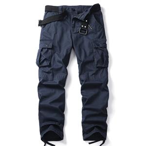 Pantalon Cargo Homme de Haute Qualité en Gros, Pantalon de Travail Décontracté à Jambes Larges, Pantalon Cargo Sportif avec Taille Élastique et Style Taille Basse - Product Image 5