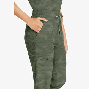 Pantalones de Trabajo de Tela Oxford Transpirable y Cómoda con Diseño de Camuflaje Sublimado para Mujer, Uso Hospitalario, Venta al Por Mayor - Product Image 5