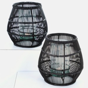 Halloween decor accessory rattan <b>lantern</b> candle stand holders low price <b>tealight</b> holder <b>lanterns</b> - Product Image 4