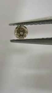 Diamantes redondos de talla brillante, sueltos, extraídos de la tierra, de color marrón, diamantes naturales o para la fabricación de joyas. - Product Image 6