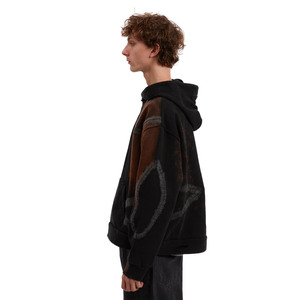 Sweat à capuche de haute qualité 100% coton, coupe classique, avec poche, logo imprimé par transfert thermique, tissu polaire épais, pour homme - Product Image 4