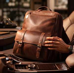 Mochila de Cuero Genuino de Lujo al por Mayor para Hombre, Bolsa para Portátil Hecha a Mano de Piel de Vaca, Mochila de Viaje Vintage Personalizada Co LBK-0117 - Product Image 6