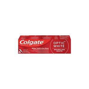 Premium Colgate Optic White <b>Toothpaste</b> Whitening Formula With Hydrogen Peroxide For Visible Brighter Teeth - Product Image 2