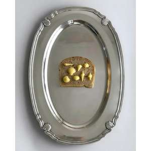 Assiette ovale en laiton, taille personnalisée, artisanat, assiettes et plats de service, plaqué argent, fournitures de restaurant, utilisations pour le dîner - Product Image 5