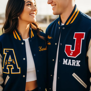Custom Embroidery <b>Varsity</b> Baseball <b>Jacket</b> for <b>Men</b> & Women Custom Letterman <b>Bomber</b> <b>Jacket</b> Stitched Team Name, Number Logo - Product Image 3