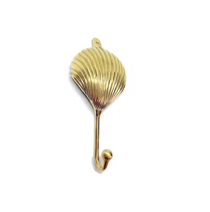 Perchero de pared de latón premium para dormitorio y baño, para colgar ropa y accesorios, soporte decorativo y de almacenamiento. - Product Image 1
