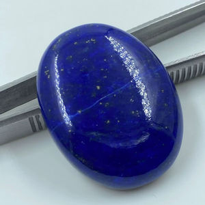 Piedra Preciosa Natural de Lapislázuli Azul, Corte Ovalado, 65.85 Quilates, 22x30mm, para la Elaboración de Collares - Product Image 1