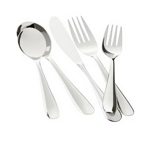 Argenterie de style premium poli miroir avec couvercle ensemble de couverts en acier inoxydable imprimé logo couverts fabriqués en inde fourniture de cuisine - Product Image 5