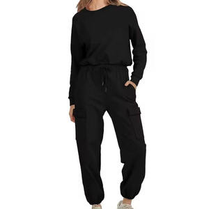 Plain Color Women Tracksuit Street Wear New Arrival Women <b>Track</b> <b>Suit</b> for Adult Custom Casual 100% Cotton Sweat <b>Suit</b> <b>Ladies</b> - Product Image 4