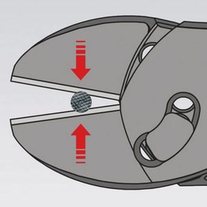 KNIPEX Twinforce Coupe-fils diagonaux haute performance en blister avec poignées multi-composants 180 mm 73 72 180 BKKNIPEX 180mm Twinf - Product Image 6