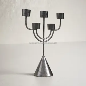 High End Candle Stand for Hotel Lobby <b>Wedding</b> Decoration Luxury Interior Design Projects Metal Wood Eco-friendly Handmade Zahid - Product Image 1