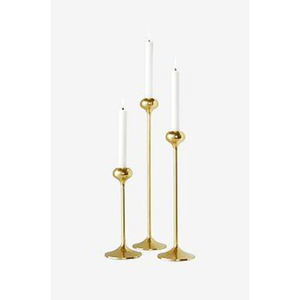 Handcrafted Brass Metal Taper Candle <b>Holders</b> Brass Candlestick <b>Holder</b> With <b>Bow</b> Design For Home Wedding Decoration - Product Image 4