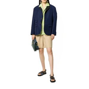 Nouveau Blazer Unisexe Haut de Gamme Sur Mesure pour Homme, Costume d'Affaires Bleu en Polyester Coupe Slim Anti-Plis Anti-Statique, Veste de Costume à Simple Boutonnage - Product Image 1