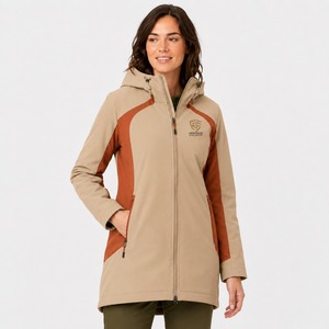 Veste softshell pour femme, sport, automne-hiver, respirante, tissu résistant à l'eau, coupe flexible et confortable pour la course à pied et la randonnée - Product Image 5