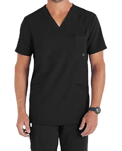 OEM High Quality Latest Design Men Scrub <b>Tops</b> Adjustable Wholesale Breathable <b>Top</b> Ranking Product Men Scrub <b>Tops</b> for Adult - Product Image 1