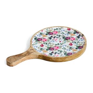 Red Violet Mango Wood Pizza Serving Tray More Durable and Reliable Wooden Serving Tray Premium Quality Available At Lowest Price - Product Image 3
