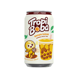ชาไข่มุกแบบกระป๋อง ตราสินค้าส่วนตัว รสชาติเข้มข้น ไข่มุกดำ ได้รับการรับรองฮาลาล ความหวาน 8 บริกซ์ ราคาถูกจากเวียดนาม - Product Image 4