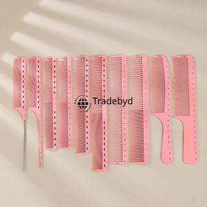Tradebyd Handmade Resin Hair Comb Anti Static Styling <b>Tool</b> for Frizz Free <b>Smooth</b> Hair Care - Product Image 1