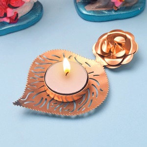 Tabletop Metal Tealight Holder Traditional Design Diwali Decoration Candle <b>Stand</b> Dining Decor - Product Image 3
