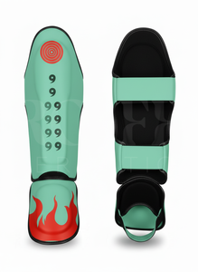 Protège-tibias de Muay Thai pour adultes, nouveau design, pour compétition, entraînement et sparring, protection des jambes pour le punch, le kickboxing et le MMA - Product Image 3