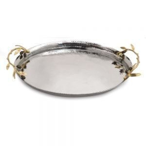 Trendy Rectangle Shape Metal Serving <b>Tray</b> Silver Finished for Home Hotel and Restaurant Tabletop Food & <b>Drink</b> Serving <b>Trays</b> - Product Image 4