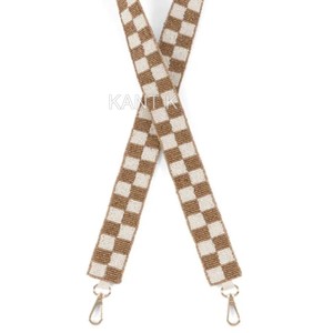 Correa de bolso con cuentas para el día del partido de fútbol, correa de bolso hecha a mano con cuentas - Product Image 2