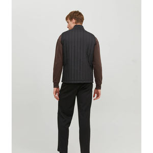 Gilet matelassé personnalisé pour homme avec logo, veste sans manches chaude et chauffante, grande taille, pour l'hiver, streetwear d'extérieur - Product Image 2