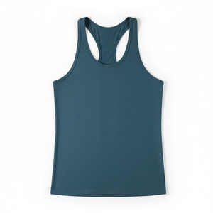 <b>Men's</b> Racerback Tank Top Solid Color Breathable Quick Dry Sporty Style Summer Training Wear <b>Men</b> <b>Singlet</b> - Product Image 1