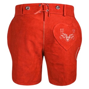 Pantalones Cortos de Lederhosen para Hombre, de Tela Oxford Marrón con Estampado por Transferencia Térmica, Cierre de Botones, Tirantes, Estilo Vintage Bávaro para Oktoberfest - Product Image 3