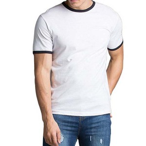 T-shirt à col rond pour homme, style Ringer, prix d'usine, vêtements pour homme, grande taille, style streetwear, manches courtes - Product Image 6