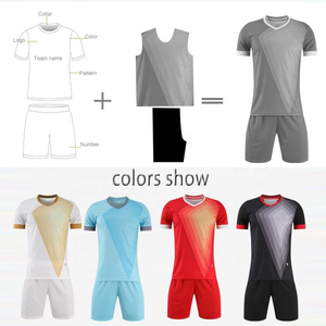 Maillot de football imprimé par sublimation complet, uniforme de football personnalisé par sublimation, maillots de football de Thaïlande - Product Image 5