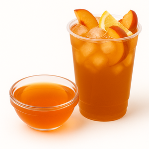 Sirop liquide de pêche naturellement sucré de Taïwan pour la crème glacée et le bubble tea, sans additifs - Product Image 3