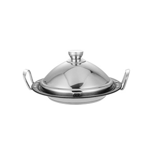 Plat à réchaud en métal raffiné, conçu pour maintenir les standards de service alimentaire avec une qualité fiable et une fiabilité quotidienne. - Product Image 4