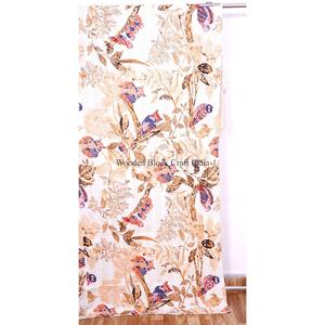 Manta Kantha de Algodón 100% Orgánico, Hecha a Mano, con Estampado de Búho, Estilo Vintage, Ecológica, para Todas las Estaciones, Tamaño Doble, Impresión Kantha - Product Image 3