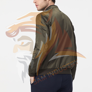 Chaqueta de Satén para Hombre de Alta Calidad, Chaqueta de Satén OEM de Alta Calidad, Chaquetas de Satén con Logotipo Personalizado Bordado/Estampado - Product Image 2